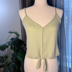 Sage green tank top